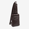BOLSO BANDOLERA PARA HOMBRE, COLECCIÓN COW SILKY/LEATHER. 17x25 cm