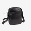 BOLSO BANDOLERA PARA HOMBRE, COLECCIÓN COW SILKY/LEATHER. 21x26.5x5.5 cm
