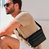 RIÑONERA PARA HOMBRE, COLECCIÓN COW SILKY/LEATHER. 28x15.5 cm