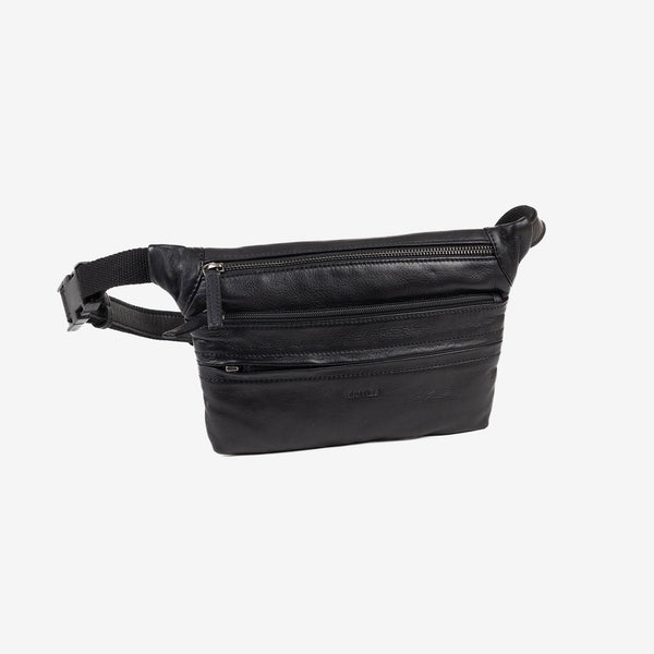 RIÑONERA PARA HOMBRE, COLECCIÓN COW SILKY/LEATHER. 28x15.5 cm