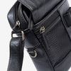 Men's crossbody bag, black color, Classic Sport Series. 19x23 cm