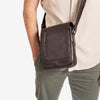 Bolso bandolera para hombre, Serie Classic Sport. 17x22 cm