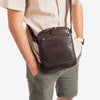 Bolso bandolera para hombre, Serie Classic Sport. 19x24 cm