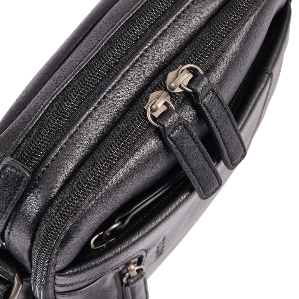 Bolso bandolera para hombre, Serie Juvenil. 19x24 cm