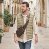 Bolso bandolera para hombre, Serie Juvenil. 17x25 cm