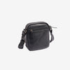 Men's crossbody bag, brown color, Youth Series. 16x20 cm