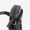 Men's crossbody bag, brown color, Youth Series. 16x20 cm