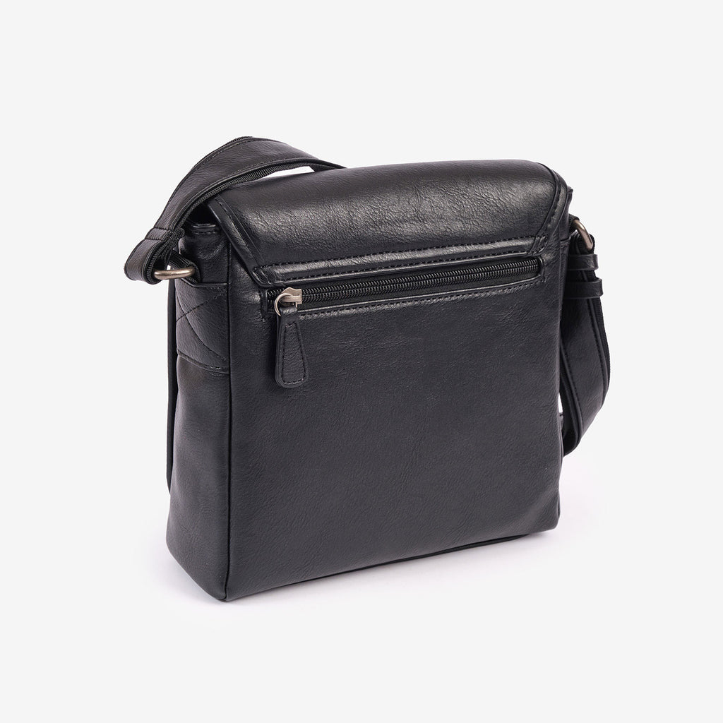 Bolso bandolera para hombre, Serie Juvenil. 21x22x07 cm