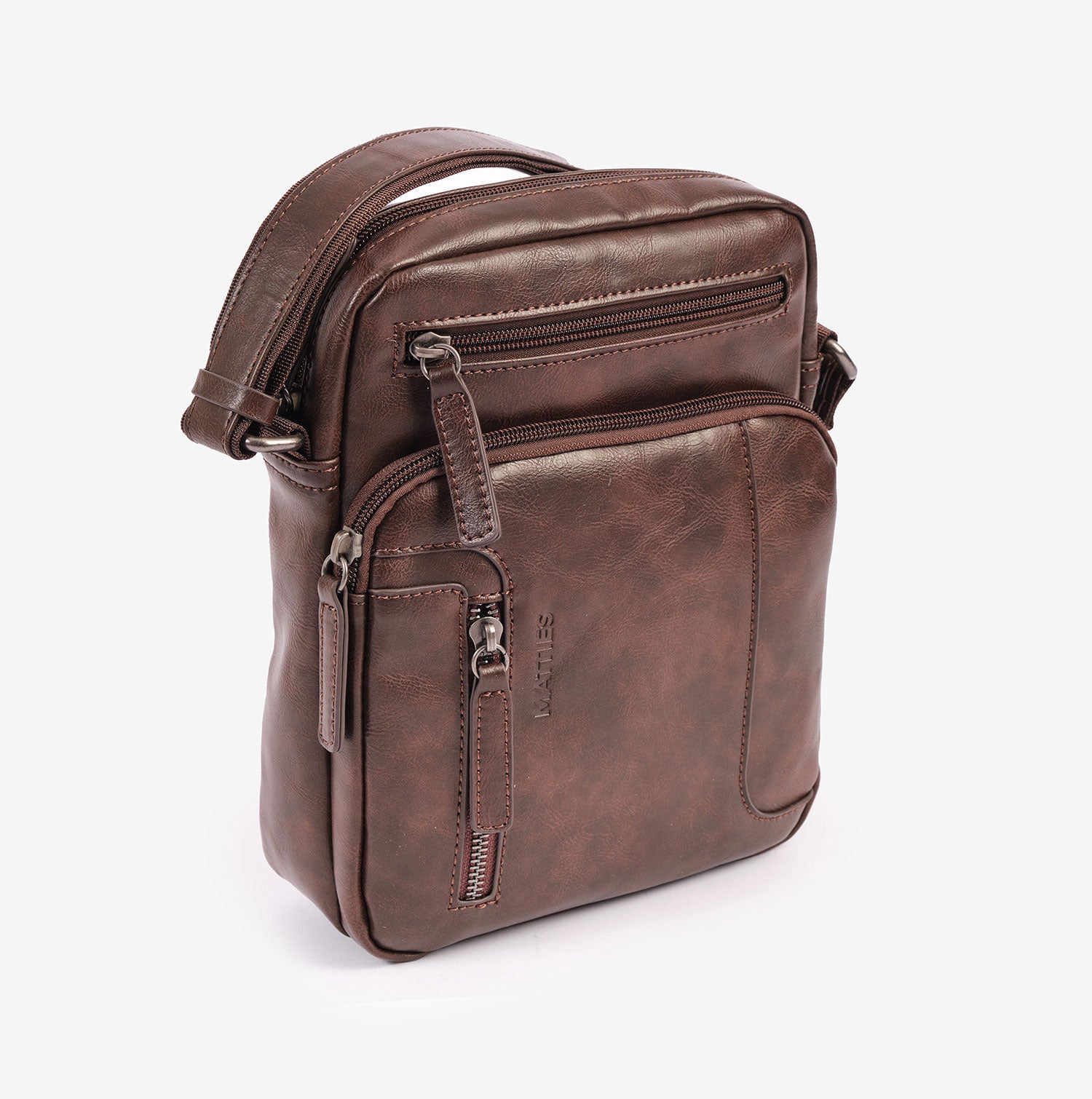 Bolso bandolera para hombre, Serie Juvenil. 19x24x7.5 cm