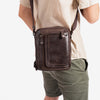 Bolso bandolera para hombre, Serie Juvenil. 19x24 cm
