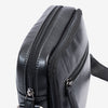 Bolso bandolera para hombre , color negro, Serie Pioneer Leather. 18x21 cm