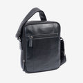 Bolso bandolera para hombre , Serie Pioneer Leather. 19x25 cm