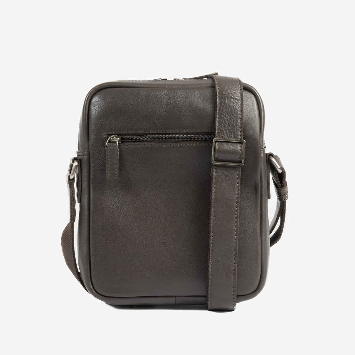 Bolso bandolera para hombre , Serie Pioneer Leather. 19x25 cm