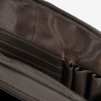 Bolso bandolera para hombre , Serie Pioneer Leather. 19x25 cm