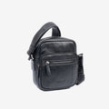 Bolso bandolera para hombre , Serie Pioneer Leather. 16x19 cm