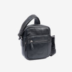 Bolso bandolera para hombre , Serie Pioneer Leather. 16x19 cm