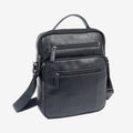 Bolso bandolera para hombre , Serie Pioneer Leather. 24x30x07 cm