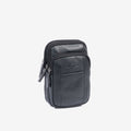 Bolso bandolera para hombre , Serie Pioneer Leather. 11x19 cm