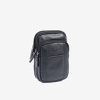 Bolso bandolera para hombre , Serie Pioneer Leather. 11x19 cm
