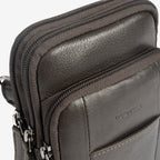 Bolso bandolera para hombre , Serie Pioneer Leather. 11x19 cm