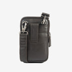 Bolso bandolera para hombre , Serie Pioneer Leather. 11x19 cm