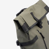 Mochila grande, diseño unisex. Color caqui. Ideal para Trabajo, Universidad o Viajes. 30x45x10 cm