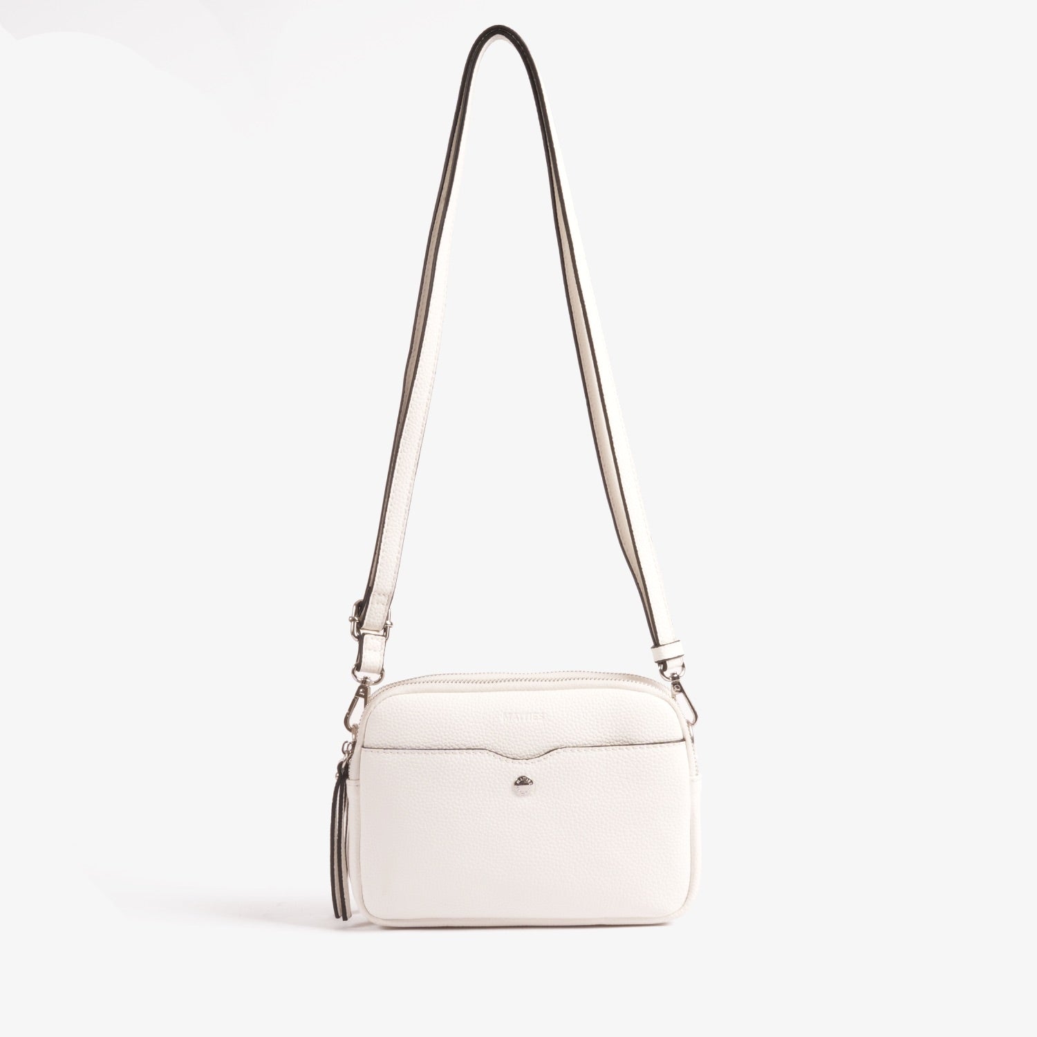 Crossbody bag with double zipper Minibag