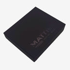 Billetero de piel para hombre, color café, Serie spongy/leather. 12x9.5 cm - Matties Bags