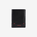 Billetero de piel para hombre, Serie grabada/leather. 8x11 cm - Matties Bags