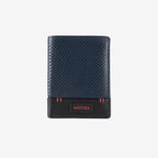Billetero de piel para hombre, Serie grabada/leather. 8x11 cm - Matties Bags