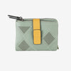 Billetero de piel para mujer, Serie laser leather. 12.5x09 cm - Matties Bags
