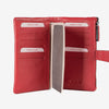 Billetero de piel para mujer, Serie line leather. 17x10 cm - Matties Bags