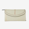 Billetero de piel para mujer, Serie stitch leather. 19x10 cm - Matties Bags