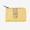 Billetero de piel para mujer, Serie strap leather. 14.5x9.5 cm - Matties Bags