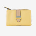 Billetero de piel para mujer, Serie strap leather. 14.5x9.5 cm - Matties Bags