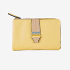 Billetero de piel para mujer, Serie strap leather. 14.5x9.5 cm - Matties Bags