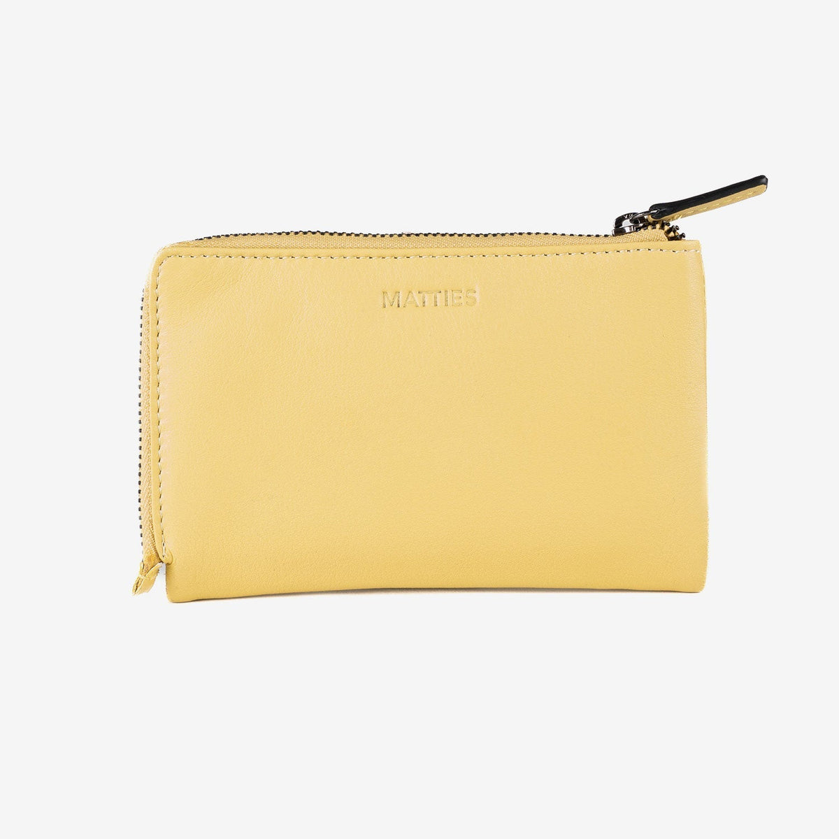 Billetero de piel para mujer, Serie strap leather. 14.5x9.5 cm - Matties Bags