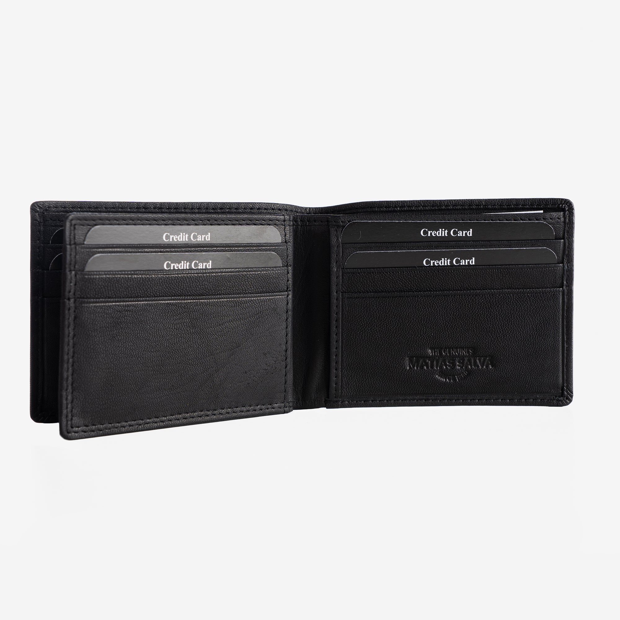 Billetero en piel natural para hombre, Serie ANTIC - NAPPA/LEATHER. 10.5x8 cm - Matties Bags