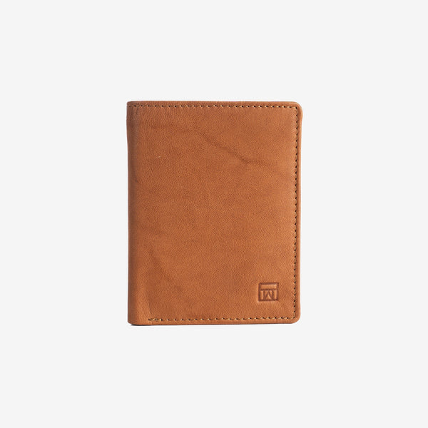Billetero en piel natural para hombre, Serie ANTIC - NAPPA/LEATHER. 8.5x11 cm - Matties Bags