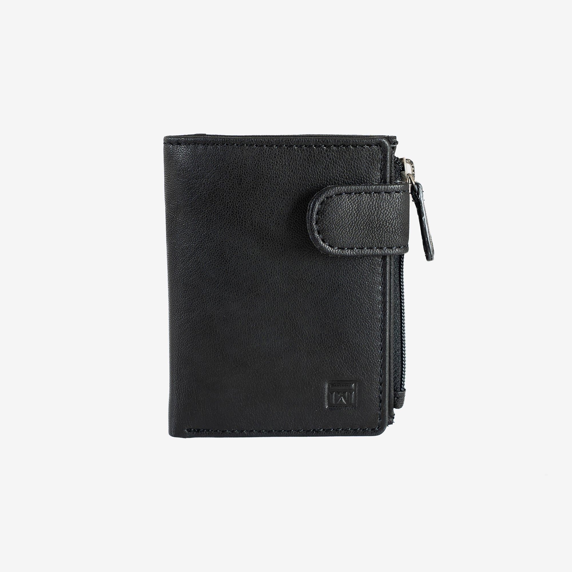 Billetero en piel natural para hombre, Serie ANTIC - NAPPA/LEATHER. 8x10.5 cm - Matties Bags