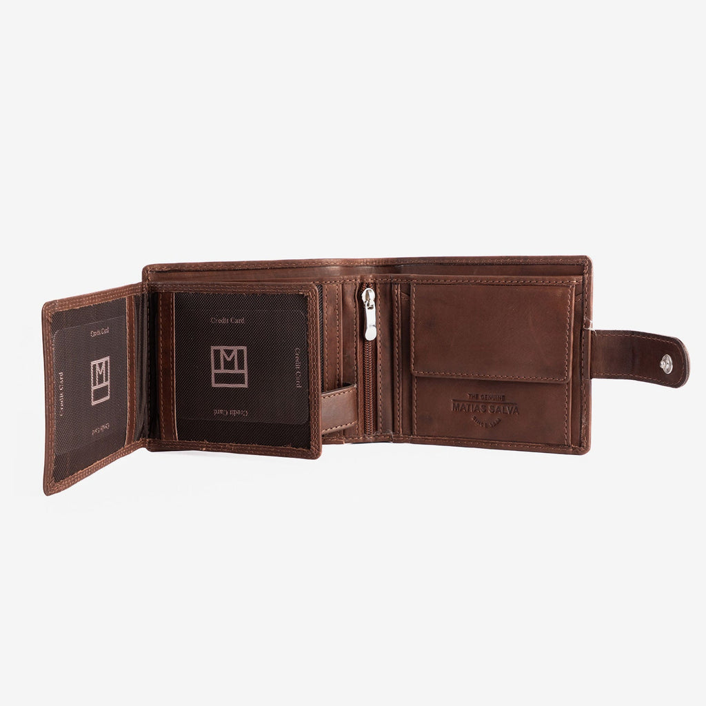 Billetero para hombre, Serie New Antic. 11 x 9.5 cm - Matties Bags
