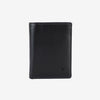 Billetero piel negro, Colección Exotic Leather. 10,5x8 cm - Matties Bags