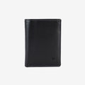 Billetero piel negro, Colección Exotic Leather. 10,5x8 cm - Matties Bags