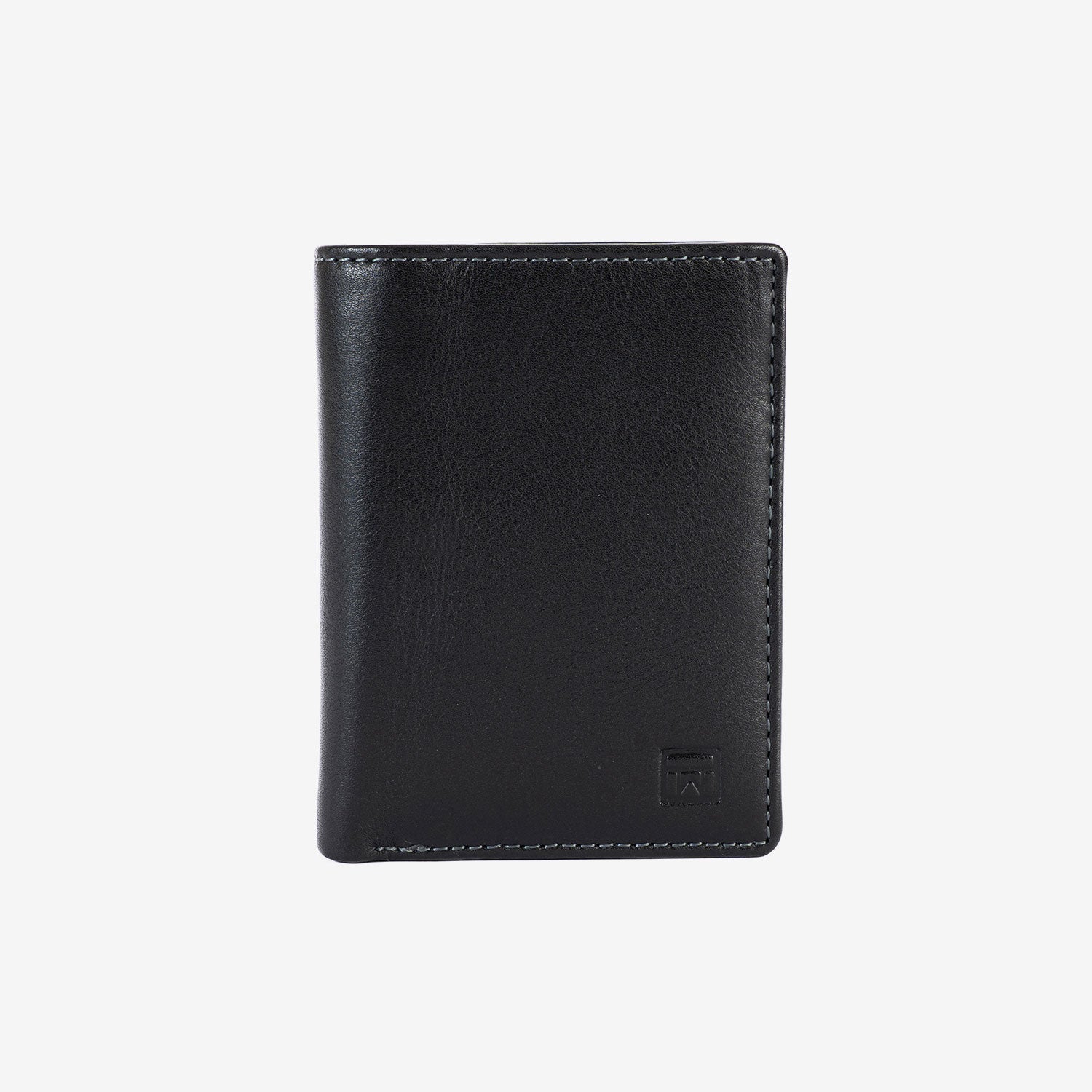 Billetero piel negro, Colección Exotic Leather. 10,5x8 cm - Matties Bags