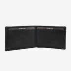 Billetero piel negro, Colección Exotic Leather. 11,5x9,5 cm - Matties Bags