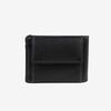 Billetero piel negro, Colección Exotic Leather. 11,5x9,5 cm - Matties Bags