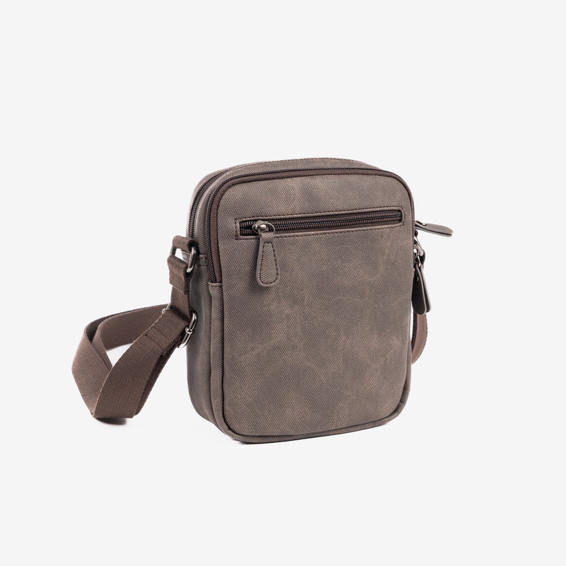 Bolso bandolera para hombre, Colección canvas. 17x22 cm - Matties Bags