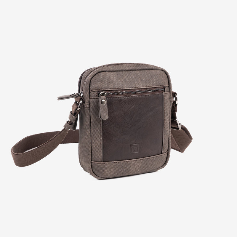 Bolso bandolera para hombre, Colección canvas. 17x22 cm - Matties Bags