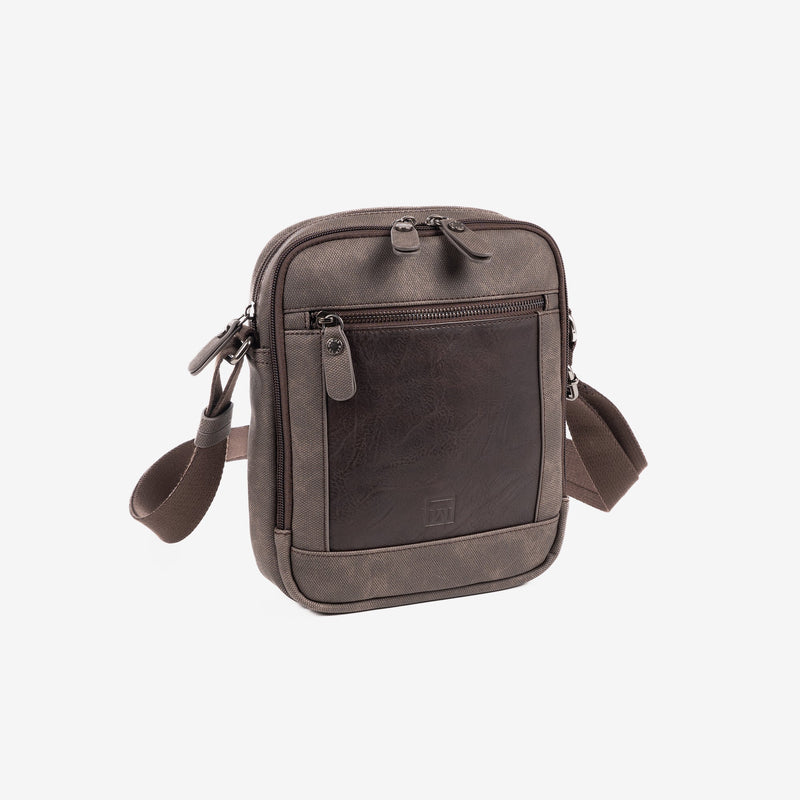 Bolso bandolera para hombre, Colección canvas. 19x24 cm - Matties Bags