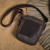 Bolso bandolera para hombre, Colección canvas. 21.5x26x5.5 cm - Matties Bags